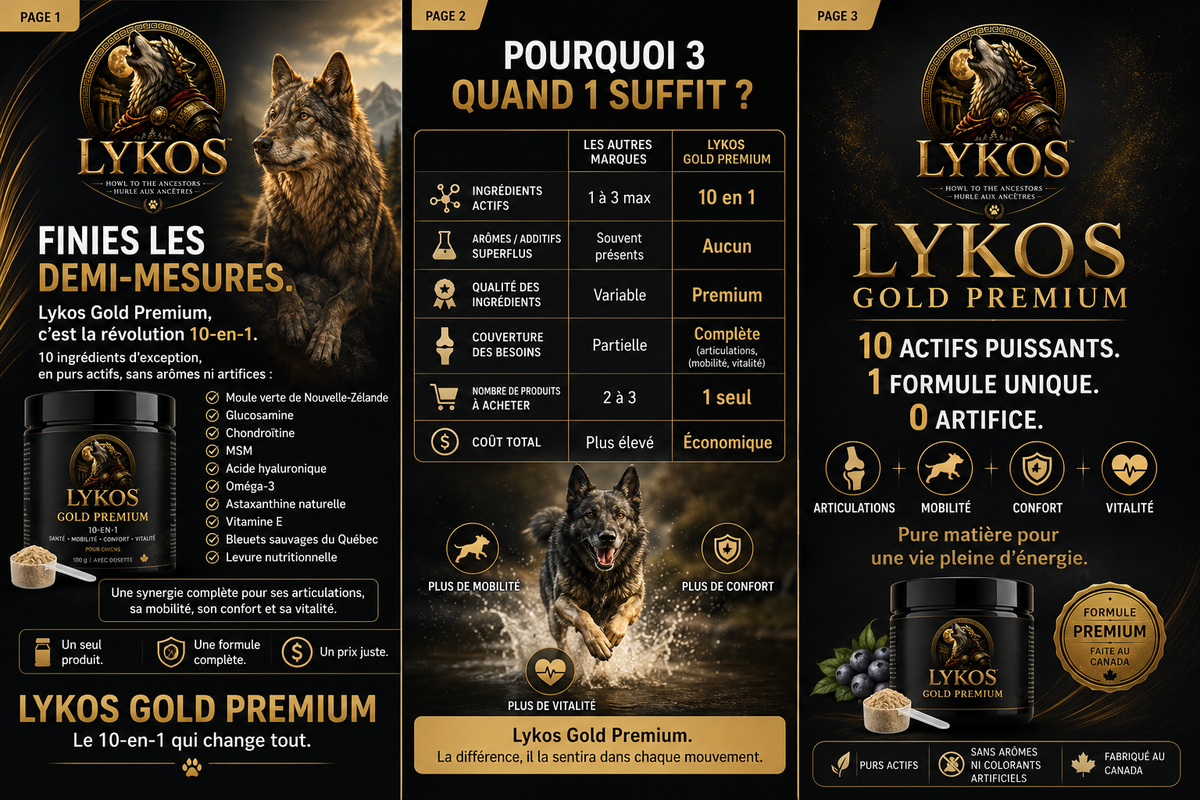 LYKOS GOLD PREMIUM — Dog Joint Supplement | Preorder